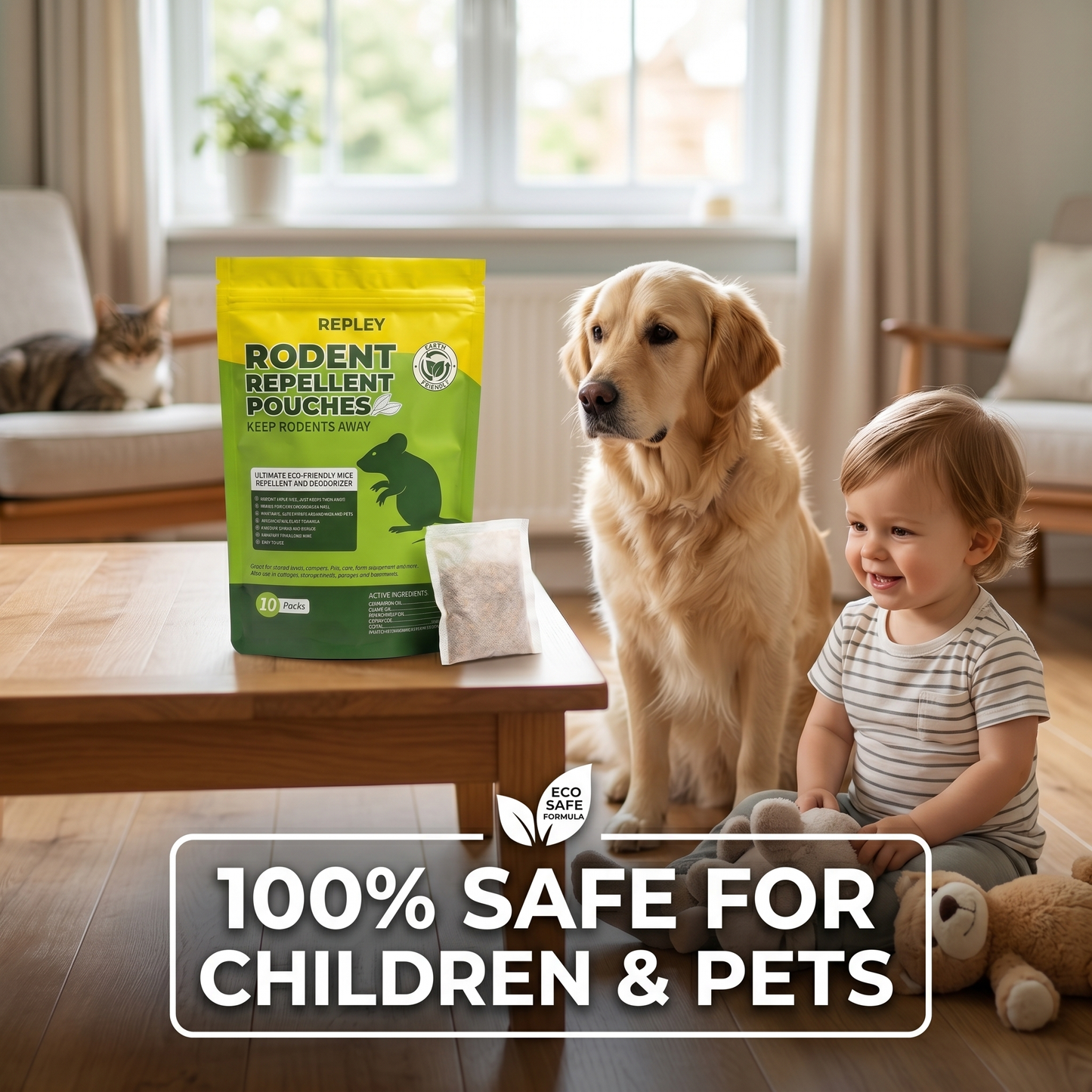 Rodent repellent bag