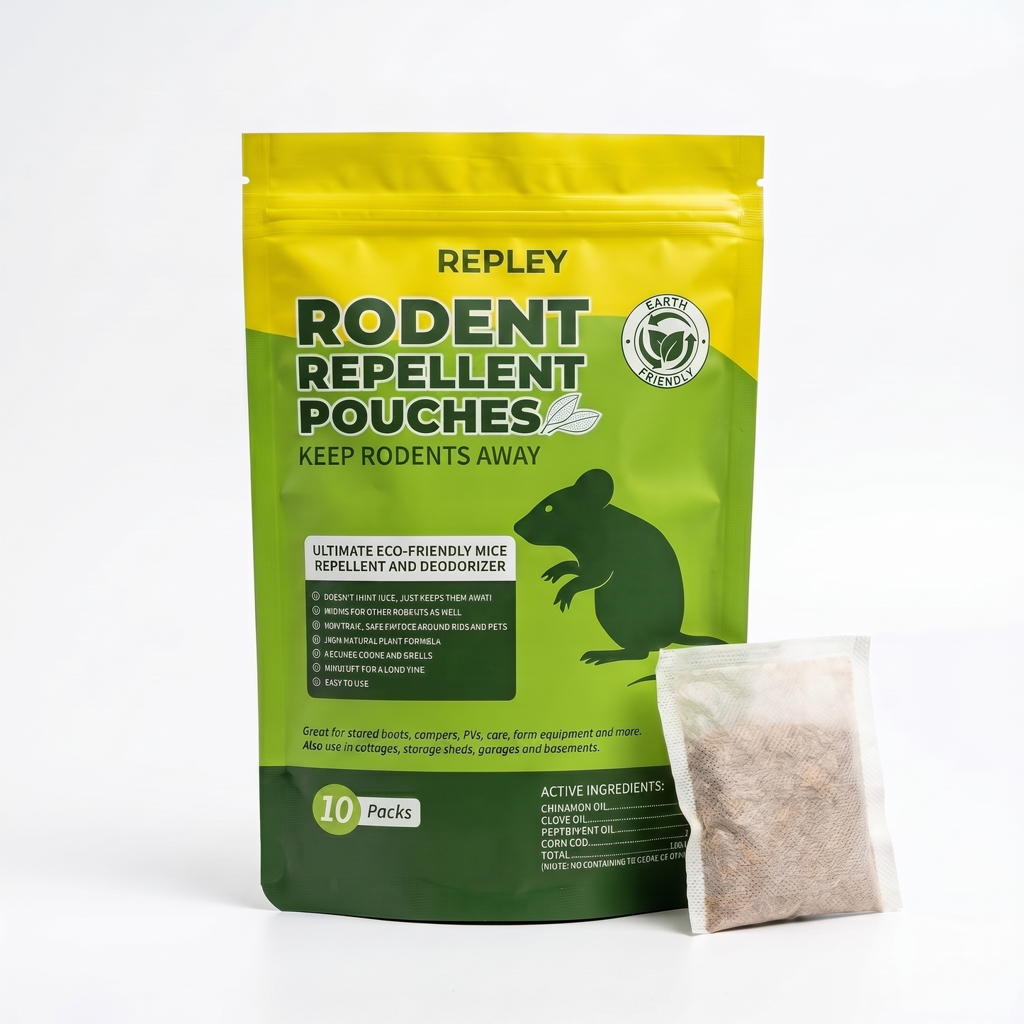 Rodent repellent bag